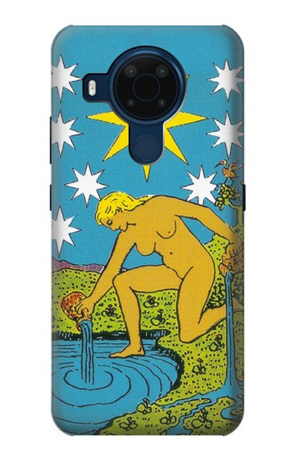 W3744 Tarot Card The Star Funda Carcasa Case y Caso Del Tirón Funda para Nokia 5.4