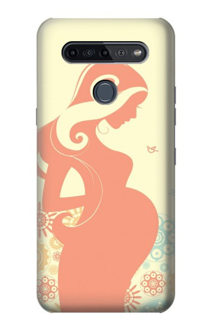 W0815 Pregnant Art Funda Carcasa Case y Caso Del Tirón Funda para LG K51S