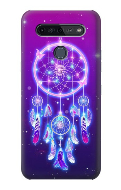 W3484 Cute Galaxy Dream Catcher Funda Carcasa Case y Caso Del Tirón Funda para LG K51S