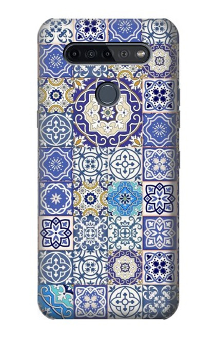 W3537 Moroccan Mosaic Pattern Funda Carcasa Case y Caso Del Tirón Funda para LG K51S