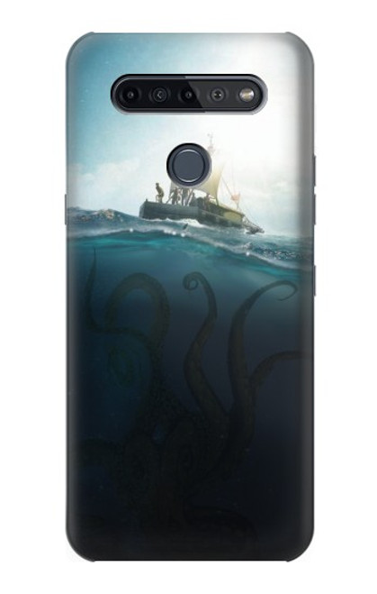 W3540 Giant Octopus Funda Carcasa Case y Caso Del Tirón Funda para LG K51S