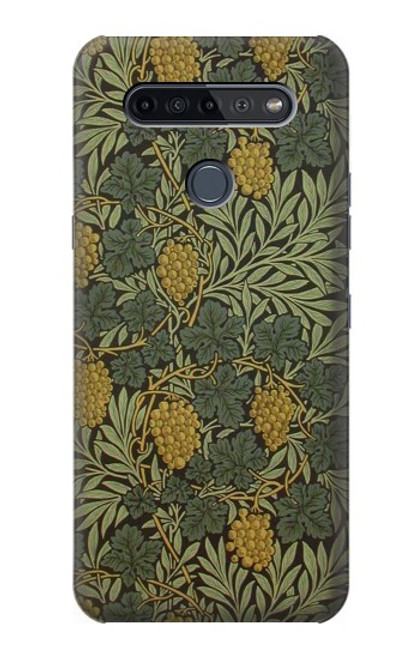 W3662 William Morris Vine Pattern Funda Carcasa Case y Caso Del Tirón Funda para LG K51S