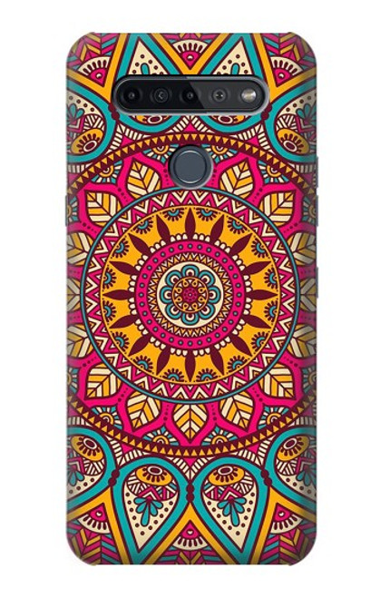 W3694 Hippie Art Pattern Funda Carcasa Case y Caso Del Tirón Funda para LG K51S