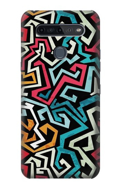 W3712 Pop Art Pattern Funda Carcasa Case y Caso Del Tirón Funda para LG K51S