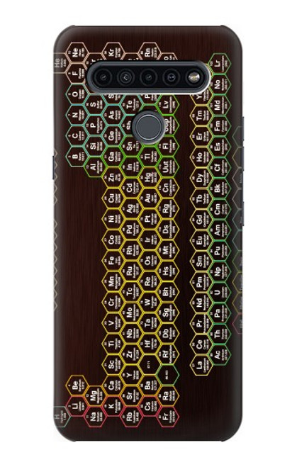 W3544 Neon Honeycomb Periodic Table Funda Carcasa Case y Caso Del Tirón Funda para LG K41S