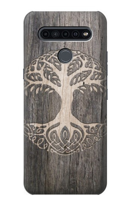 W3591 Viking Tree of Life Symbol Funda Carcasa Case y Caso Del Tirón Funda para LG K41S