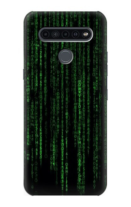 W3668 Binary Code Funda Carcasa Case y Caso Del Tirón Funda para LG K41S