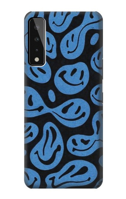 W3679 Cute Ghost Pattern Funda Carcasa Case y Caso Del Tirón Funda para LG Stylo 7 4G