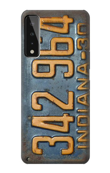 W3750 Vintage Vehicle Registration Plate Funda Carcasa Case y Caso Del Tirón Funda para LG Stylo 7 4G