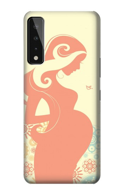 W0815 Pregnant Art Funda Carcasa Case y Caso Del Tirón Funda para LG Stylo 7 5G