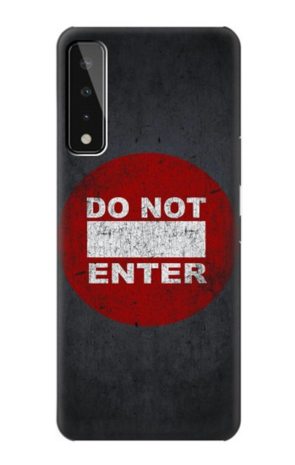 W3683 Do Not Enter Funda Carcasa Case y Caso Del Tirón Funda para LG Stylo 7 5G