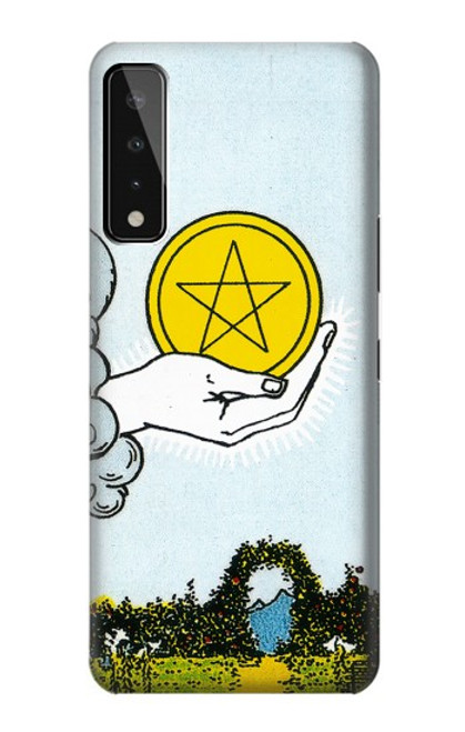 W3722 Tarot Card Ace of Pentacles Coins Funda Carcasa Case y Caso Del Tirón Funda para LG Stylo 7 5G