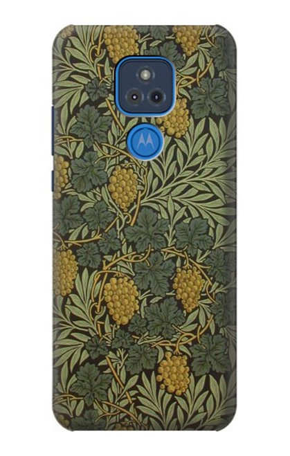 W3662 William Morris Vine Pattern Funda Carcasa Case y Caso Del Tirón Funda para Motorola Moto G Play (2021)