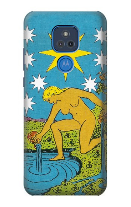 W3744 Tarot Card The Star Funda Carcasa Case y Caso Del Tirón Funda para Motorola Moto G Play (2021)