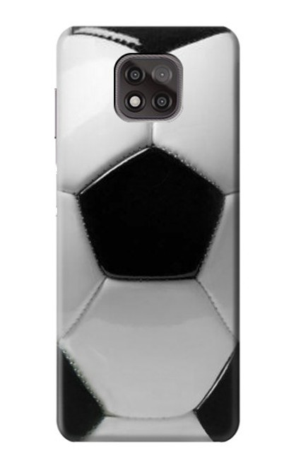 W2964 Football Soccer Ball Funda Carcasa Case y Caso Del Tirón Funda para Motorola Moto G Power (2021)