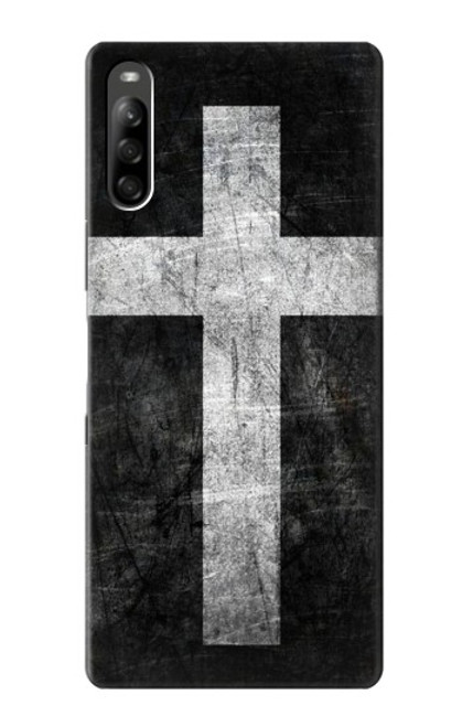 W3491 Christian Cross Funda Carcasa Case y Caso Del Tirón Funda para Sony Xperia L5