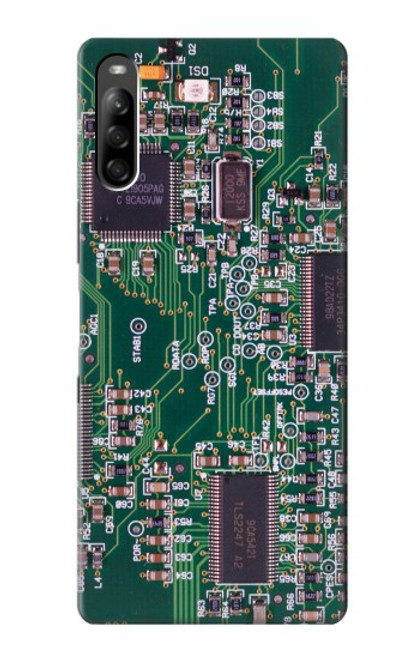 W3519 Electronics Circuit Board Graphic Funda Carcasa Case y Caso Del Tirón Funda para Sony Xperia L5