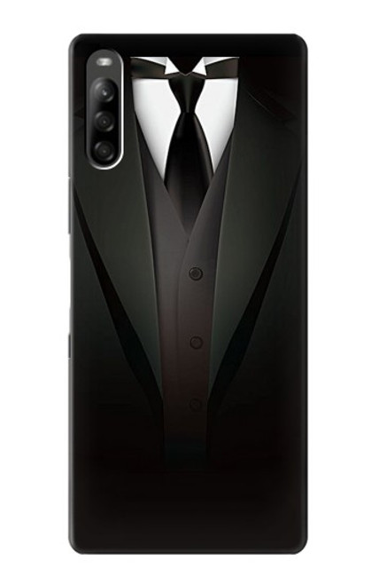 W3534 Men Suit Funda Carcasa Case y Caso Del Tirón Funda para Sony Xperia L5