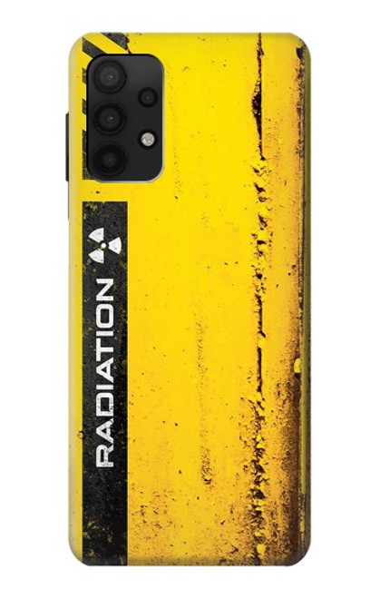 W3714 Radiation Warning Funda Carcasa Case y Caso Del Tirón Funda para Samsung Galaxy A32 4G