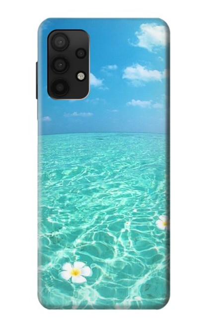 W3720 Summer Ocean Beach Funda Carcasa Case y Caso Del Tirón Funda para Samsung Galaxy A32 4G