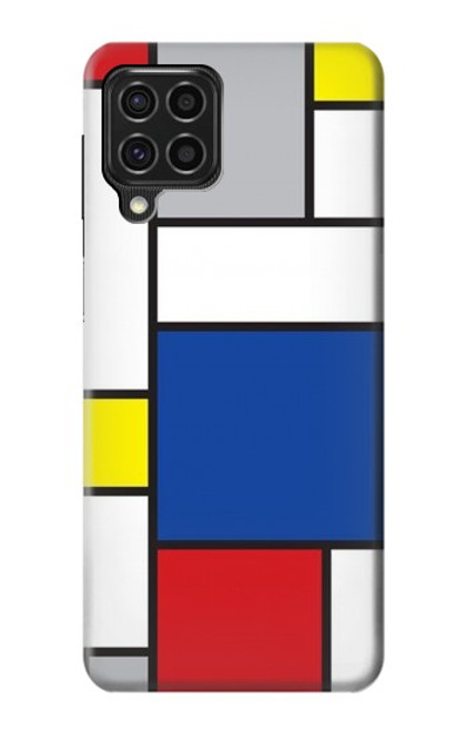 W3536 Modern Art Funda Carcasa Case y Caso Del Tirón Funda para Samsung Galaxy F62