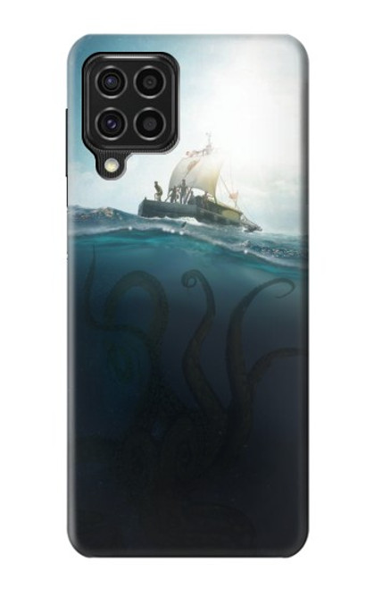 W3540 Giant Octopus Funda Carcasa Case y Caso Del Tirón Funda para Samsung Galaxy F62