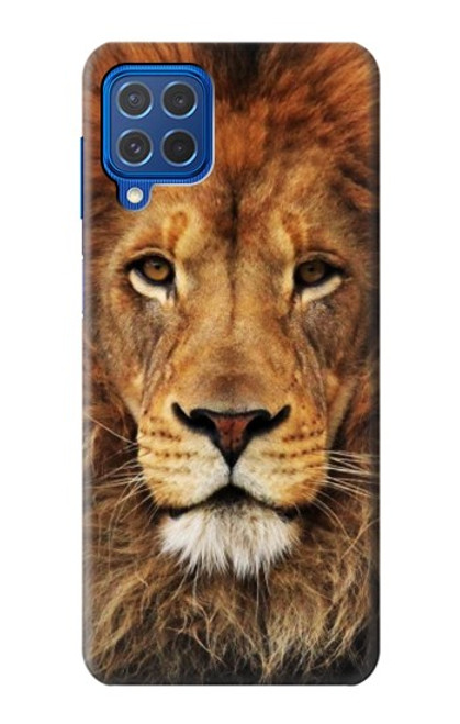 W2870 Lion King of Beasts Funda Carcasa Case y Caso Del Tirón Funda para Samsung Galaxy M62