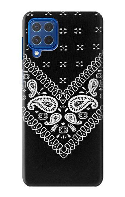 W3363 Bandana Black Pattern Funda Carcasa Case y Caso Del Tirón Funda para Samsung Galaxy M62