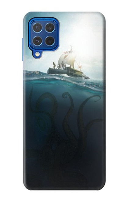 W3540 Giant Octopus Funda Carcasa Case y Caso Del Tirón Funda para Samsung Galaxy M62