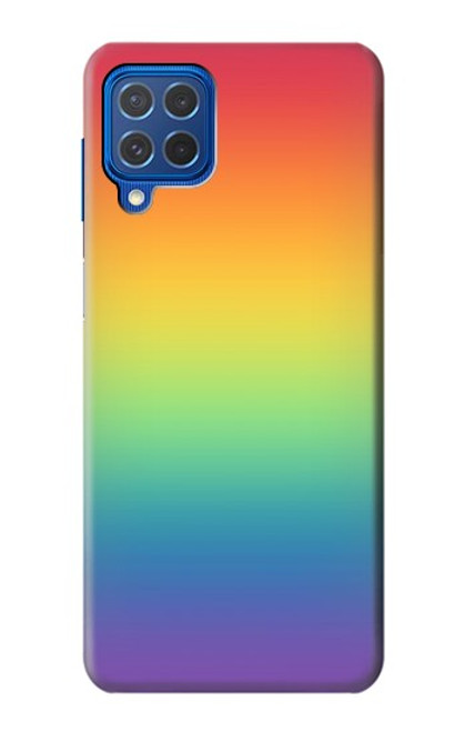 W3698 LGBT Gradient Pride Flag Funda Carcasa Case y Caso Del Tirón Funda para Samsung Galaxy M62