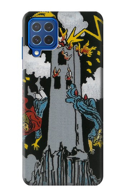 W3745 Tarot Card The Tower Funda Carcasa Case y Caso Del Tirón Funda para Samsung Galaxy M62