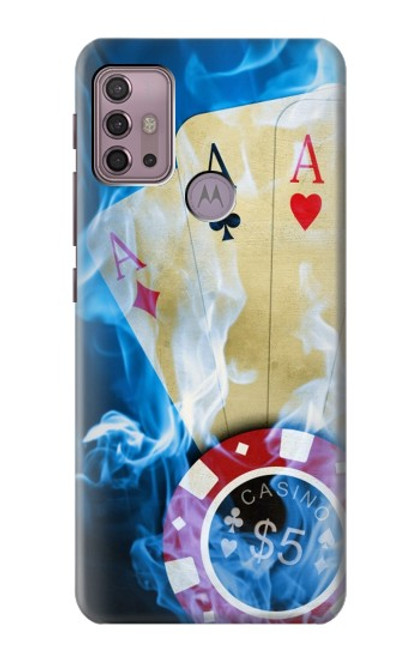 W0348 Casino Funda Carcasa Case y Caso Del Tirón Funda para Motorola Moto G30, G20, G10