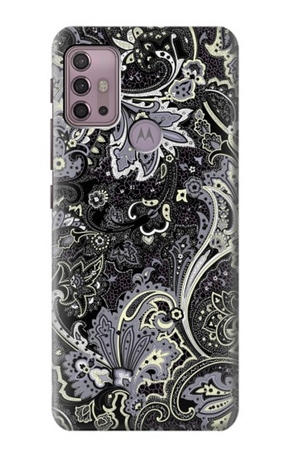 W3251 Batik Flower Pattern Funda Carcasa Case y Caso Del Tirón Funda para Motorola Moto G30, G20, G10