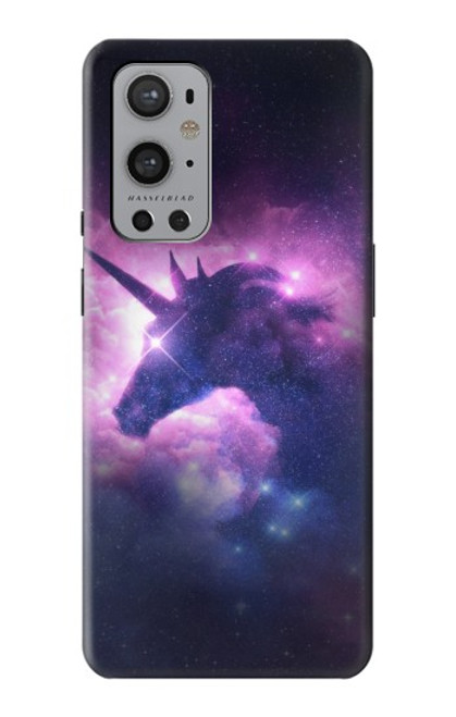 W3538 Unicorn Galaxy Funda Carcasa Case y Caso Del Tirón Funda para OnePlus 9 Pro