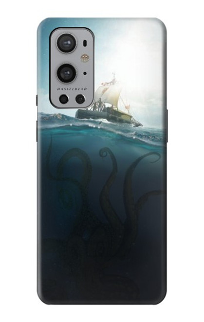 W3540 Giant Octopus Funda Carcasa Case y Caso Del Tirón Funda para OnePlus 9 Pro