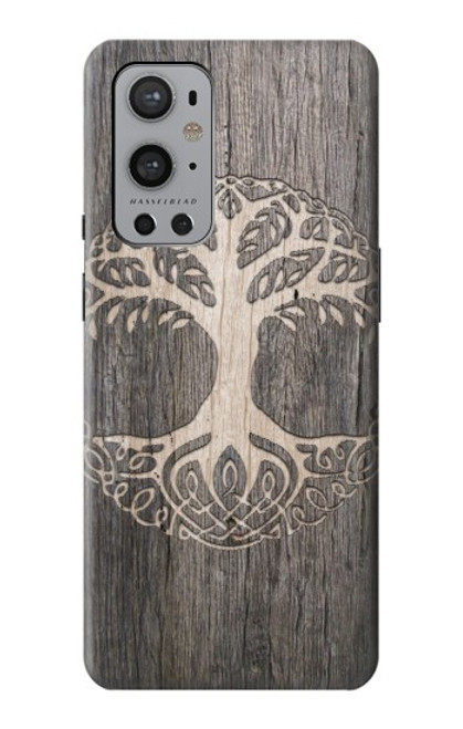 W3591 Viking Tree of Life Symbol Funda Carcasa Case y Caso Del Tirón Funda para OnePlus 9 Pro