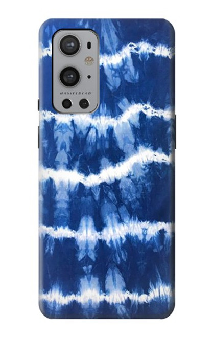 W3671 Blue Tie Dye Funda Carcasa Case y Caso Del Tirón Funda para OnePlus 9 Pro