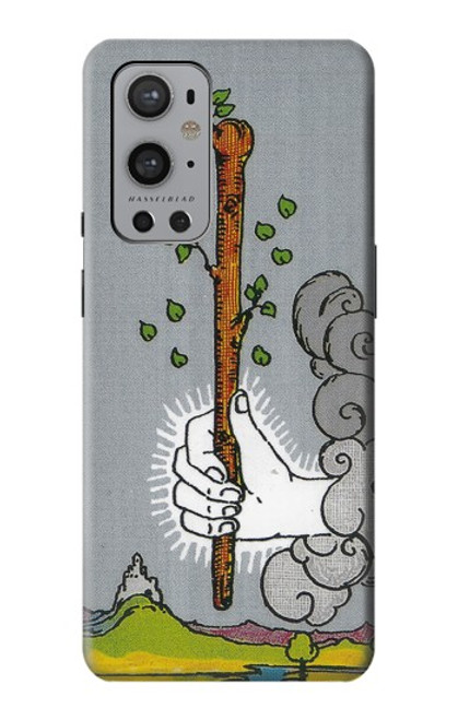 W3723 Tarot Card Age of Wands Funda Carcasa Case y Caso Del Tirón Funda para OnePlus 9 Pro