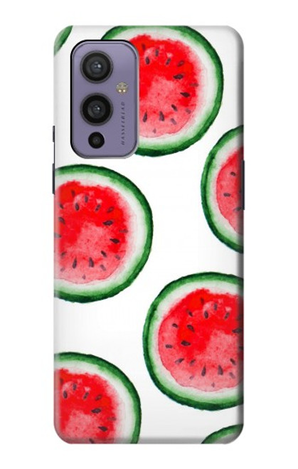W3236 Watermelon Pattern Funda Carcasa Case y Caso Del Tirón Funda para OnePlus 9