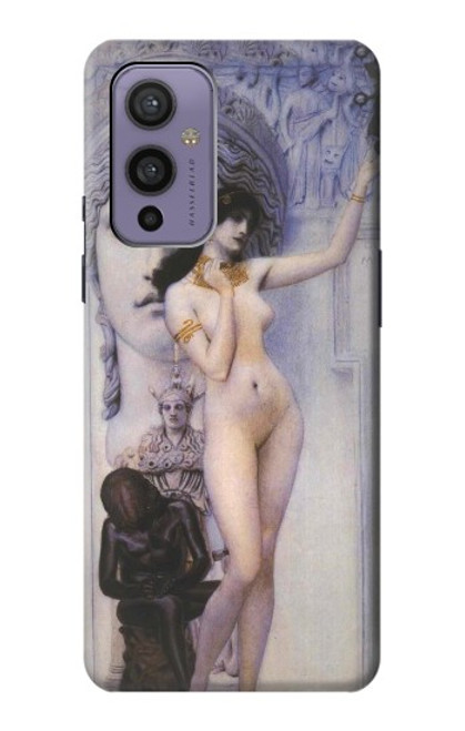 W3353 Gustav Klimt Allegory of Sculpture Funda Carcasa Case y Caso Del Tirón Funda para OnePlus 9