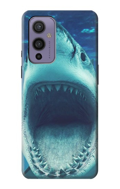W3548 Tiger Shark Funda Carcasa Case y Caso Del Tirón Funda para OnePlus 9