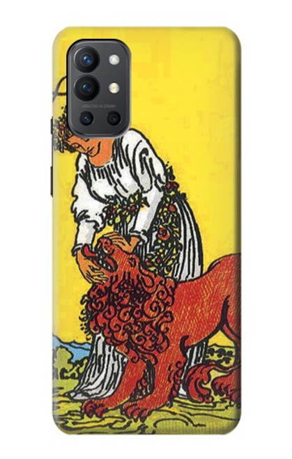 W3458 Strength Tarot Card Funda Carcasa Case y Caso Del Tirón Funda para OnePlus 9R