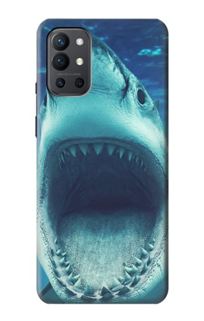 W3548 Tiger Shark Funda Carcasa Case y Caso Del Tirón Funda para OnePlus 9R