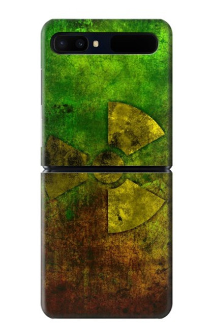 W3202 Radioactive Nuclear Hazard Symbol Funda Carcasa Case y Caso Del Tirón Funda para Samsung Galaxy Z Flip 5G