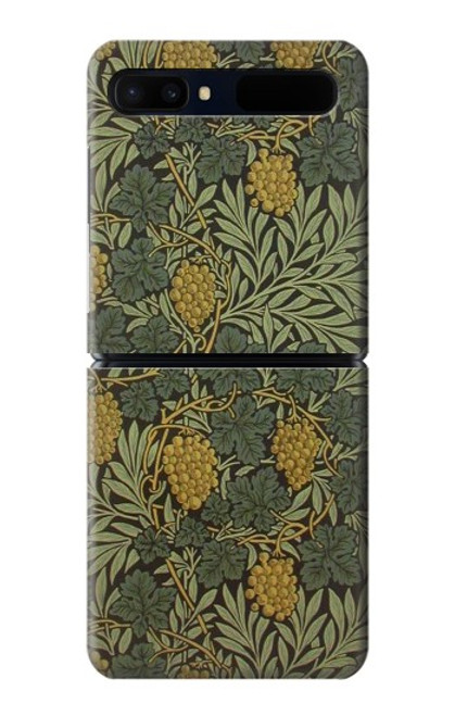 W3662 William Morris Vine Pattern Funda Carcasa Case y Caso Del Tirón Funda para Samsung Galaxy Z Flip 5G