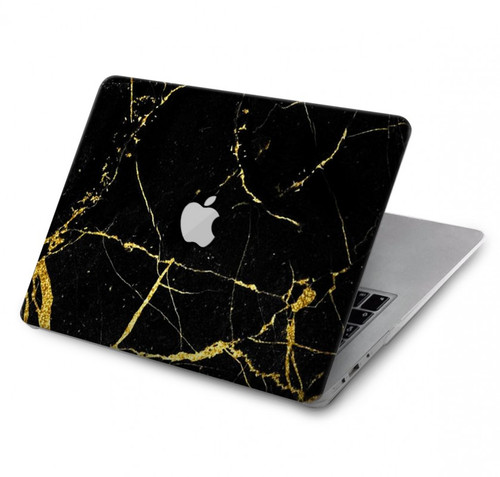 W2896 Gold Marble Graphic Printed Funda Carcasa Case para MacBook Air 13″ - A1369, A1466