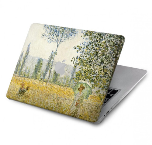 W2682 Claude Monet Fields In Spring Funda Carcasa Case para MacBook Air 13″ - A1932, A2179, A2337