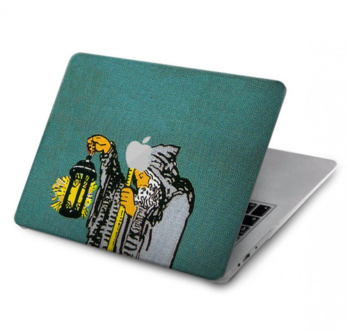 W3741 Tarot Card The Hermit Funda Carcasa Case para MacBook Pro 13″ - A1706, A1708, A1989, A2159, A2289, A2251, A2338