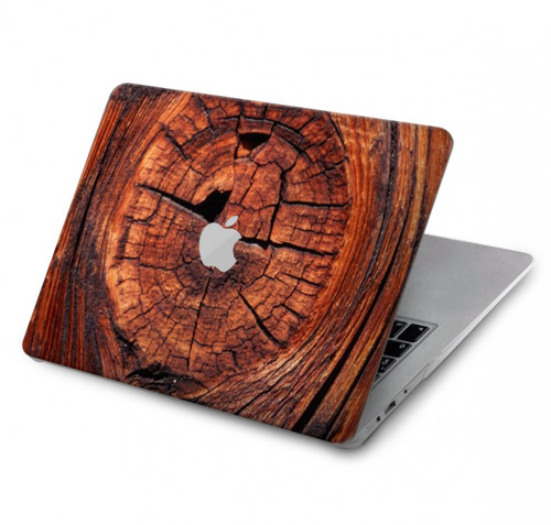 W0603 Wood Graphic Printed Funda Carcasa Case para MacBook Pro 15″ - A1707, A1990