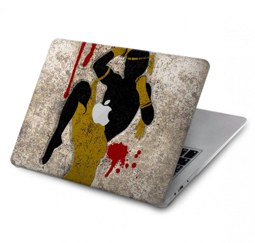 W2635 Muay Thai Kickboxing Fight Blood Funda Carcasa Case para MacBook Pro 15″ - A1707, A1990